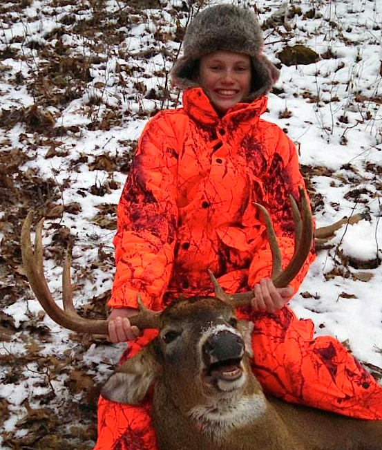 Brad Forester with his awesome Minnesota 14-point buck. Wow! You may need to just stop hunting now, young man! Congrats!