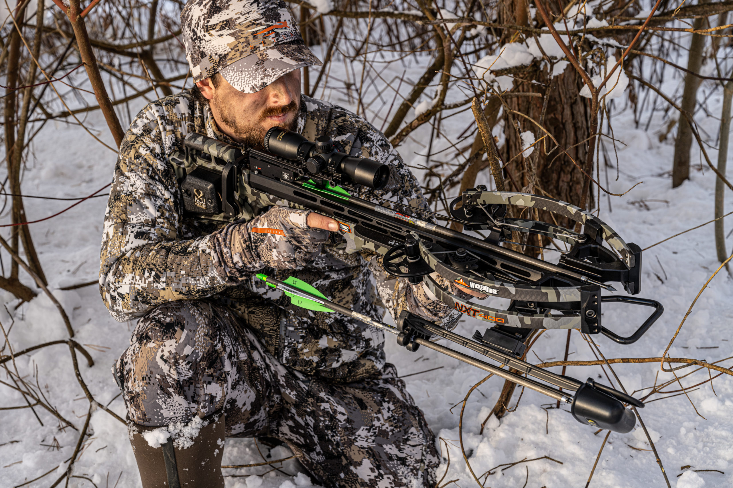 hunting with a crossbow pistol