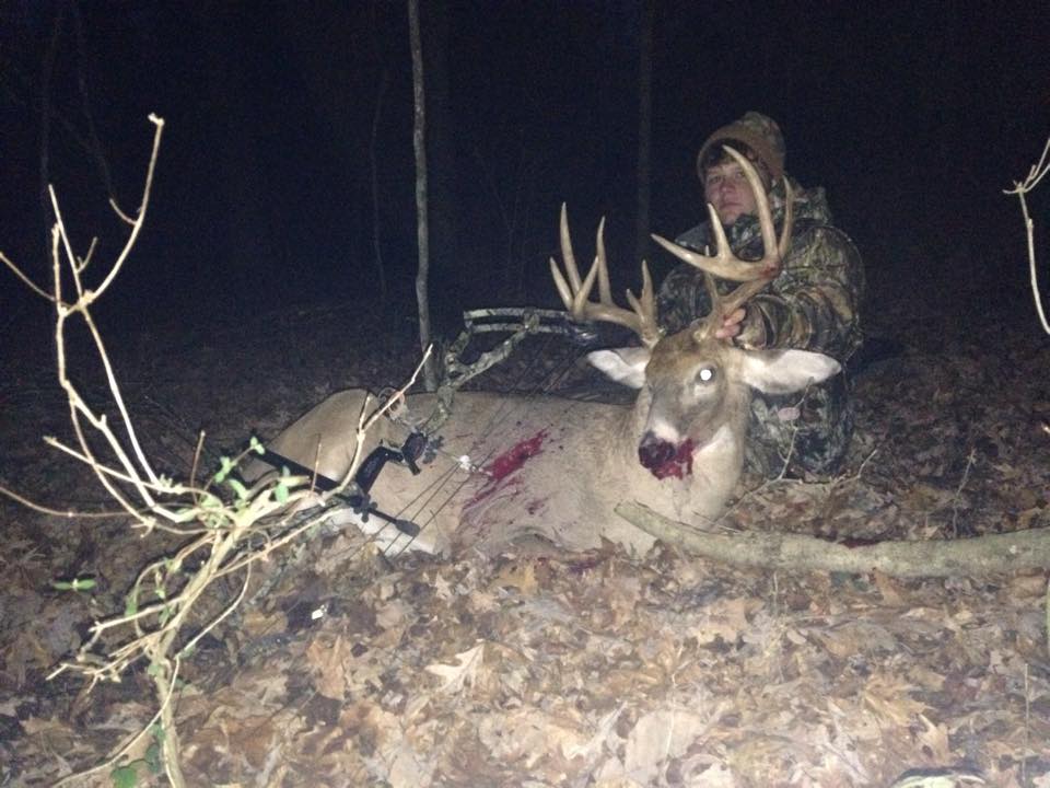 Drew Leonard with a solid buck from Indiana. Salute!