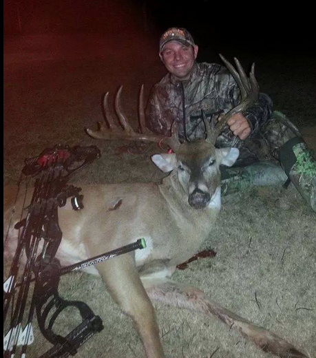 Luke Alan Horn with a 170-plus inch buck from Sebastian County, Arkansas. It had a 22-inch spread. He killed it Nov. 19. What a whopper! 