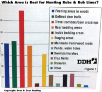 RUBS 1 graphic Survey: Rubs Beat Scrapes for the Best Deer Hunting Success