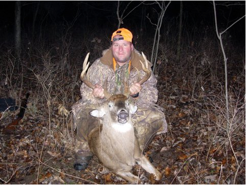 Roland Andrus of Louisiana killed this nice buck in Missouri using Smokey's deer lure.