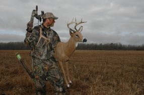 Decoying can attract curious or mad bucks from a long distance and give you exciting hunts.