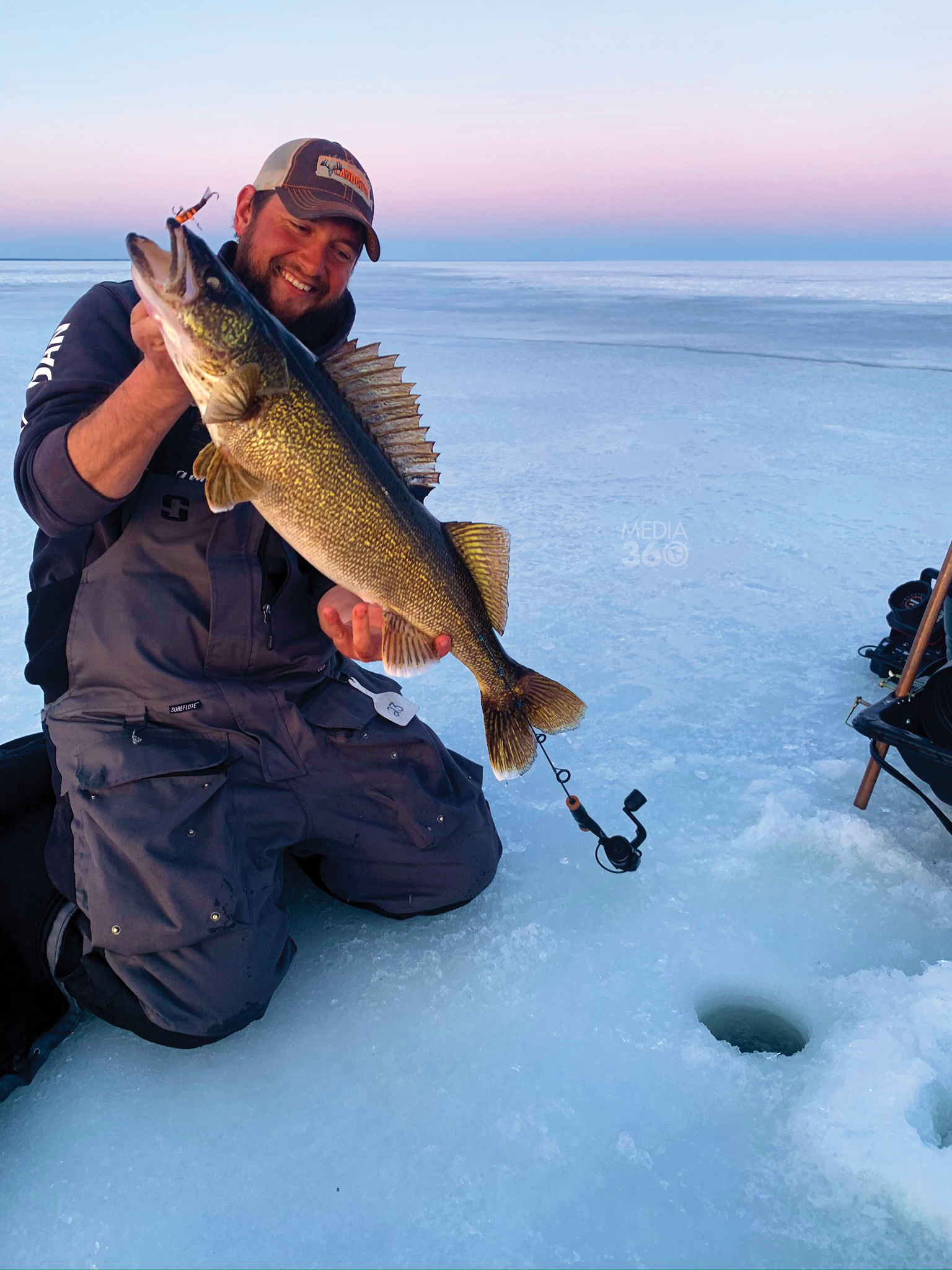 Ice Fishing for Midday Walleye - Fish'n Canada