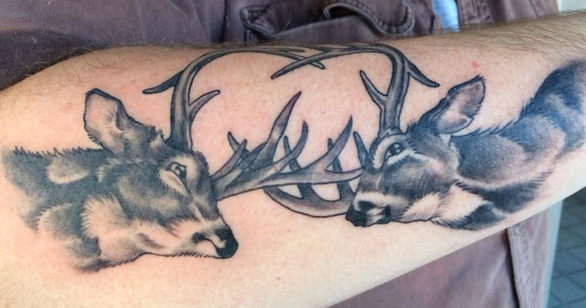 Hunting a Deer Tattoo Idea
